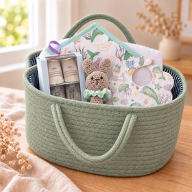Cesta regalo bebé Plus