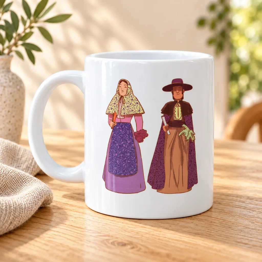 Taza de cerámica de Gigantes de Menorca