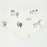 Babero bandana de punto Granja