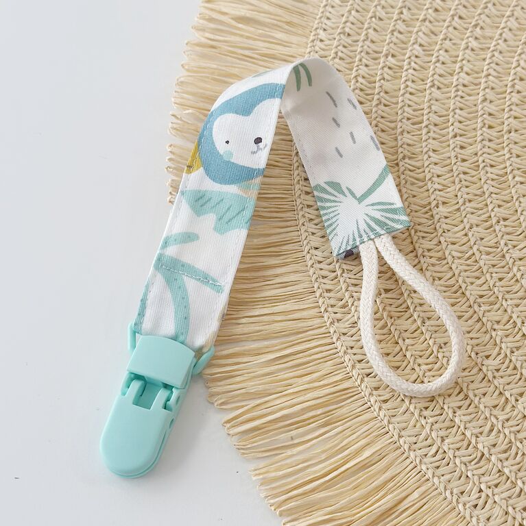 Chupetero de tela safari mint