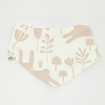 Babero bandana de punto Conejito rosa