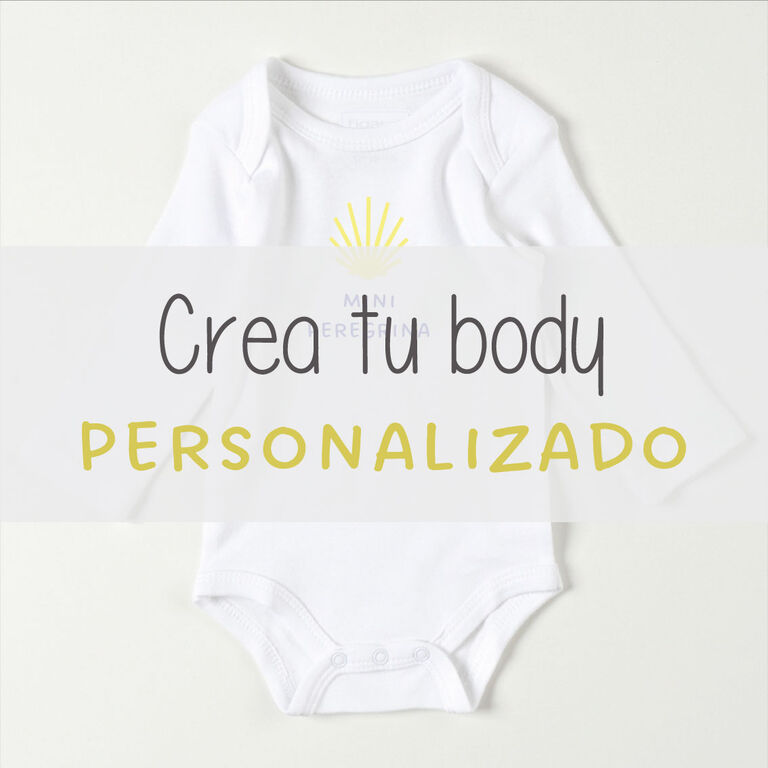 Body personalizado de manga larga