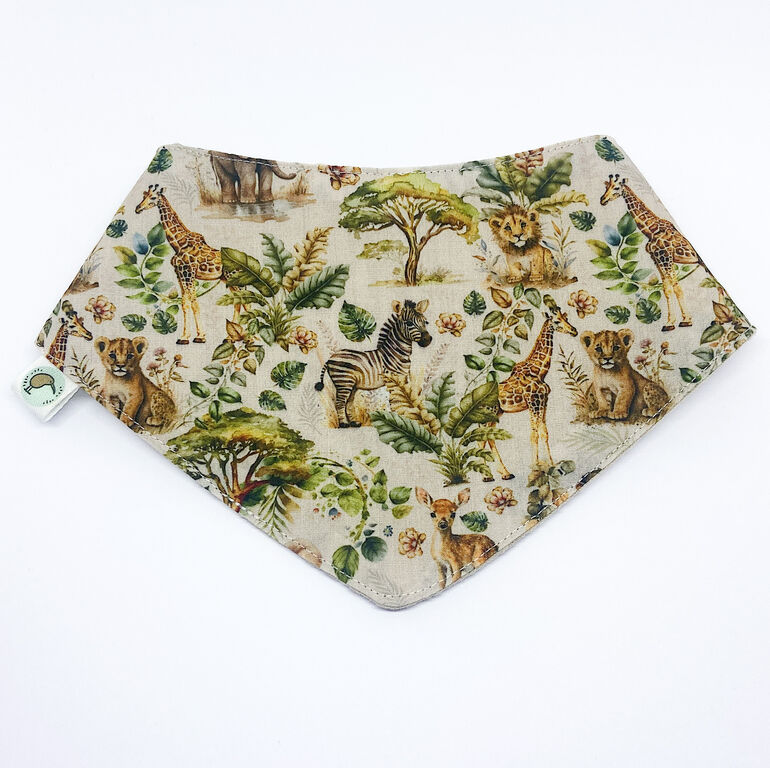 Babero bandana Baby safari