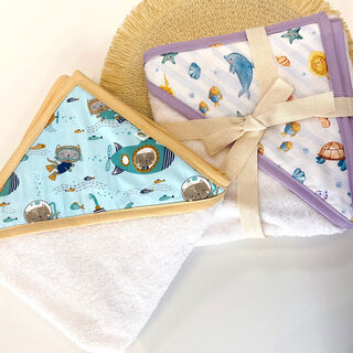 Capa de baño bebé personalizada