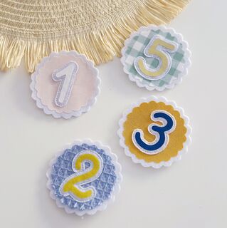 Números de corona por separado